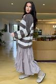 Big Softie Block Stripe Cobain Knit Mocha